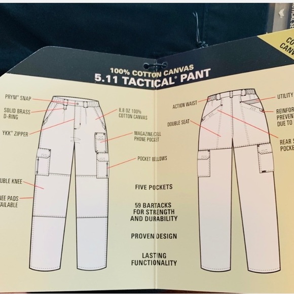 Genuine 511 Tactical Series Law Enforcement Pants - Picture 7 of 8